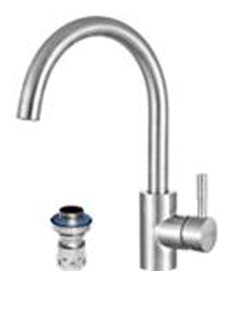 VERA INOX KUGU LAVABO BATARYASI