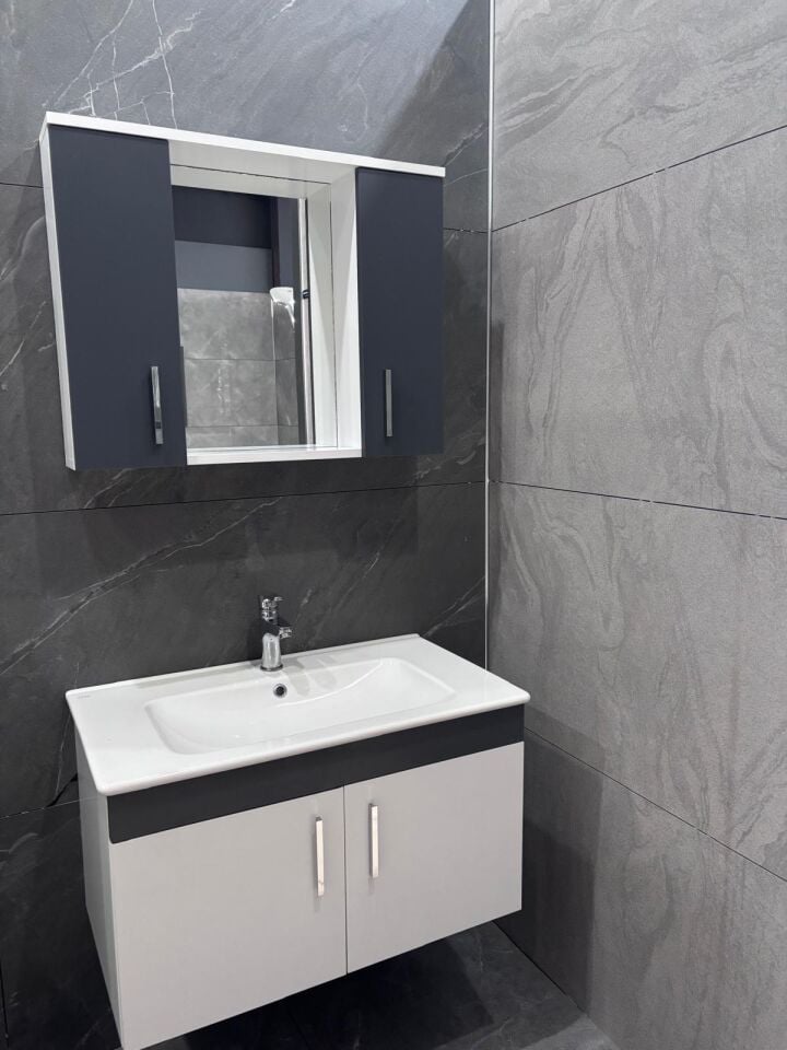 80 cm Dlp Kpk Detroit-Beyaz M2 SET