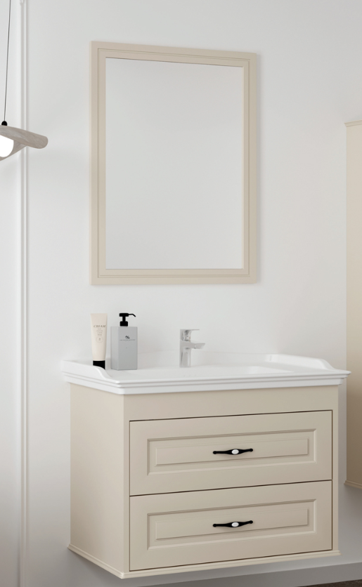 ÜRGÜP DOLAP SATEN BEYAZ 65 CM