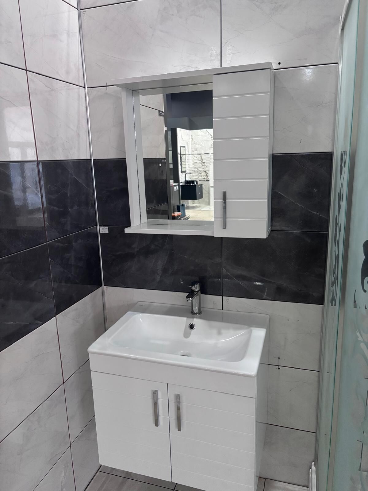 Platon 65 cm Dlp Membran Kpk Beyaz M1 SET