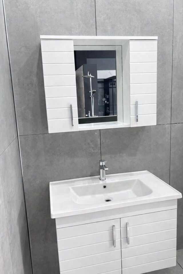 Platon 80 cm Dlp Membran Kpk Beyaz M1 SET