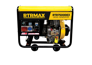 DİZEL JENERATÖR 6.5/6 KVA MARŞLI TRİFAZE RTRMAX