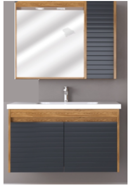 80 CM DOLAP KEOPS TAKIM-UD/ANTRASİT