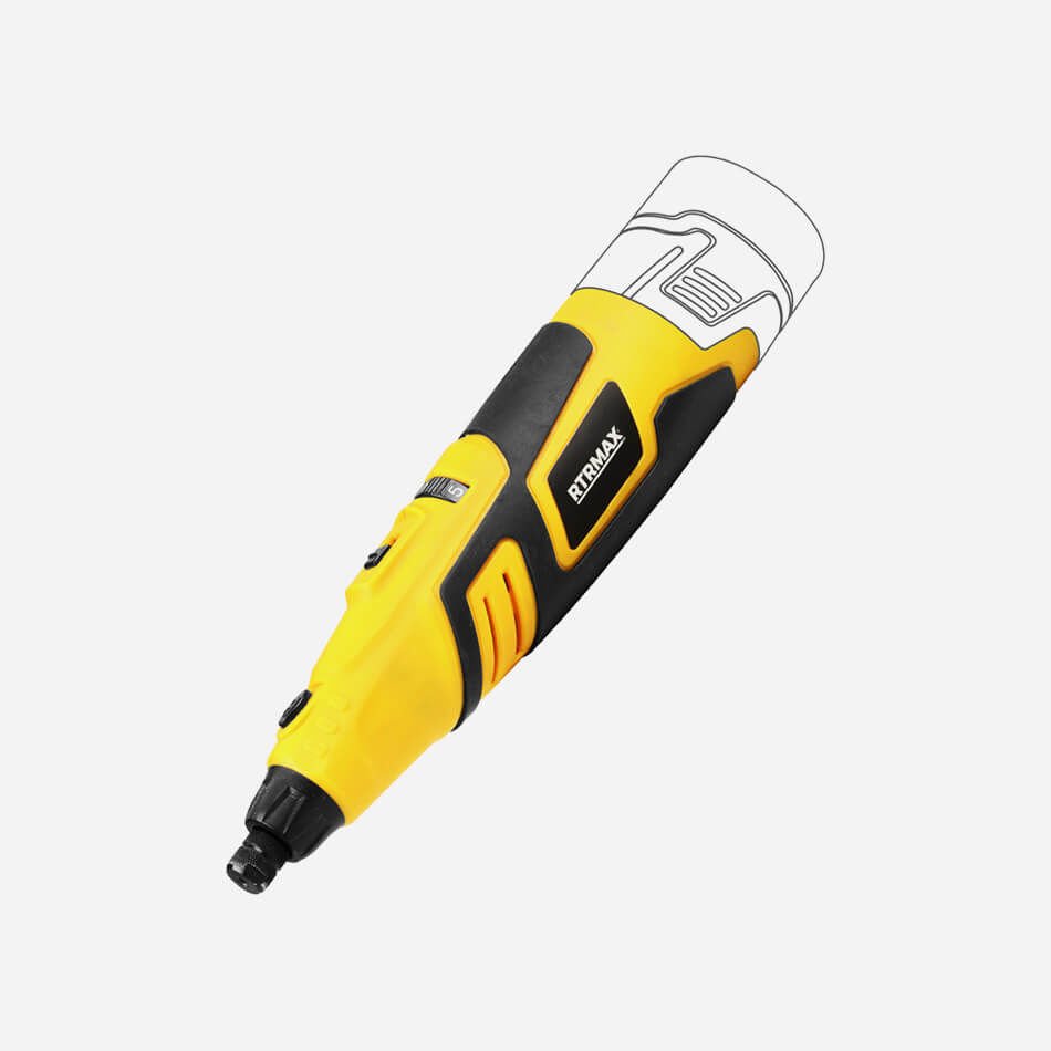 AKÜLÜ MİNİ KALIPÇI TAŞLAMA 12V  *AKÜSÜZ* RTRMAX X-LION