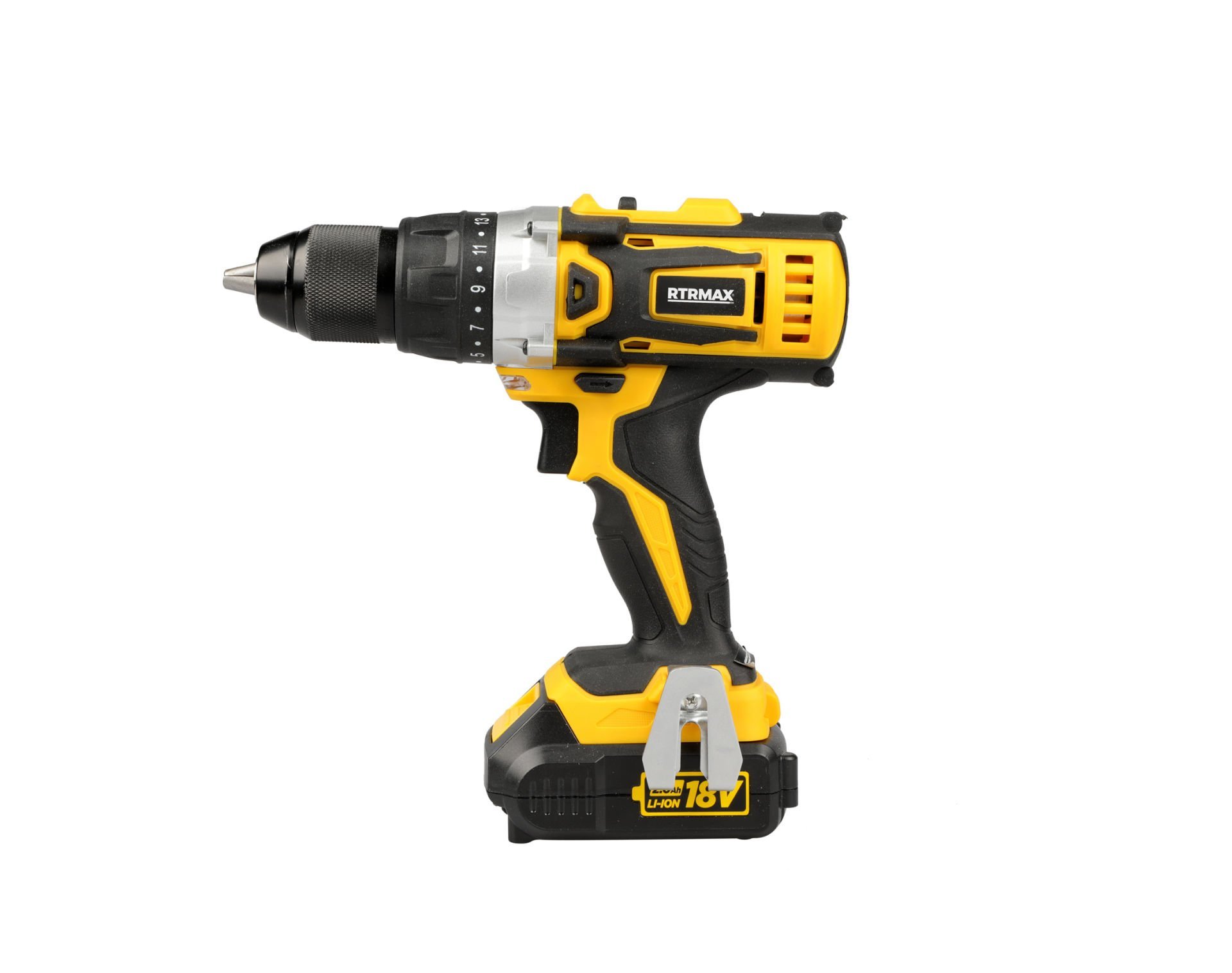 AKÜLÜ MATKAP 18V, 2X2Ah AKÜ RTRMAX X-LION
