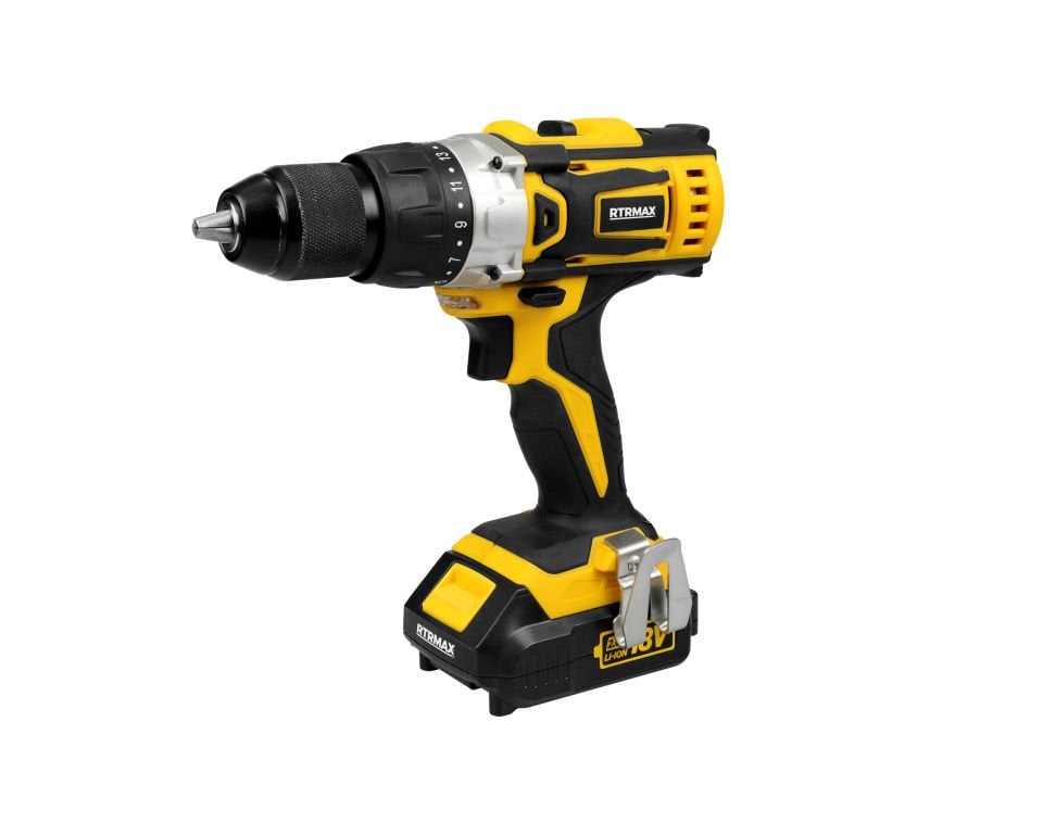 AKÜLÜ MATKAP 18V, 2X2Ah AKÜ RTRMAX X-LION