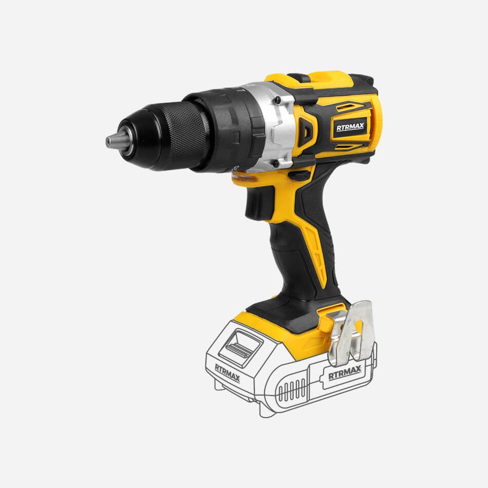 AKÜLÜ DARBELİ MATKAP 18V (KÖMÜRSÜZ) *AKÜSÜZ* RTRMAX X-LION