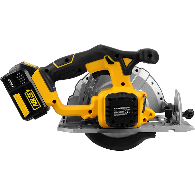 AKÜLÜ DAİRE TESTERE 165MM,18V,2X4Ah AKÜ RTRMAX X-LION