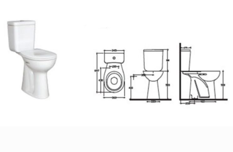 ENGELLİ ALTTAN ÇIKIŞLI KLOZET SET ( 4 PARÇA)