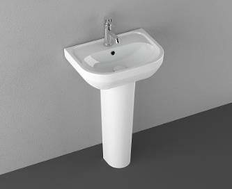 TEK PARÇALAVABO 56 CM YUVARLAK