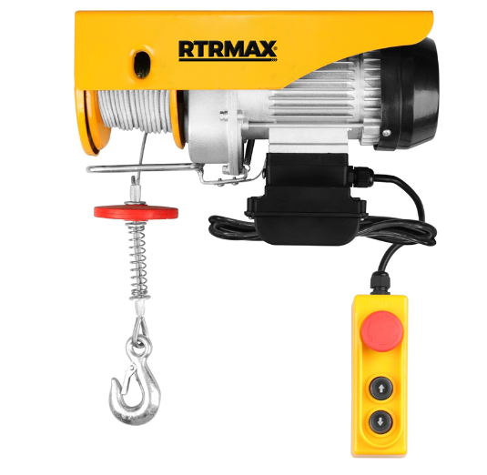 ELEKTRİKLİ VİNÇ 1300W 400/800KG BAKIR SARGI RTRMAX