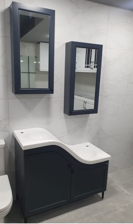 100 CM DOLAP İNCİ TAKIM ANTRASİT-ANTRASİT / ASMA