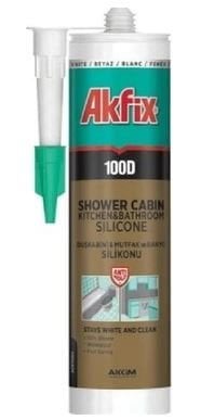 100D DUŞAKABİNİ SİLİKONU ŞEFFAF