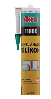 AKFİX 1100E GENEL AMAÇLI SİLİKON 280GR BEYAZ