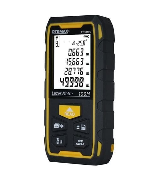 100 MT ŞARJLI YEŞİL LAZER MESAFE ÖLÇER RTRMAX