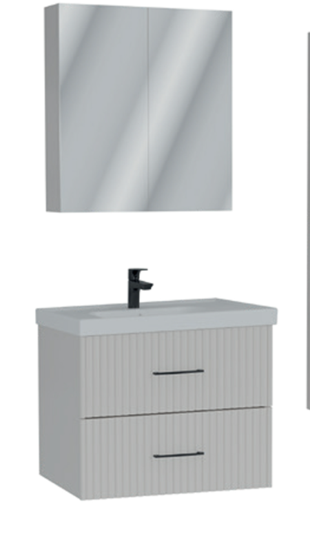 80 CM DOLAP MASAL TAKIM - VİZON BEJ