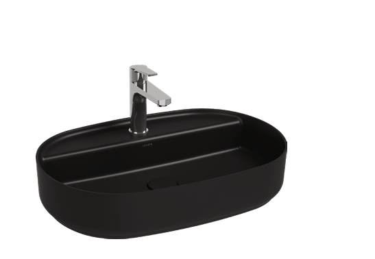 Infinity Tezgah Üstü Lavabo 60 cm SİYAH