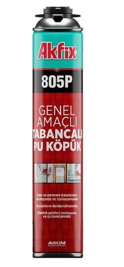AKFİX 805P PU TABANCALI KÖPÜK 750 ML