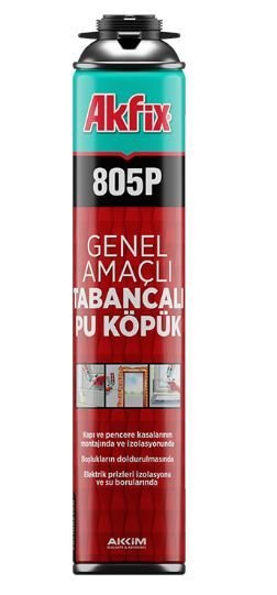 AKFİX 805P PU TABANCALI KÖPÜK 750 ML