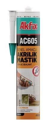 Akfix AC605 Akrilik Mastik 500Gr Beyaz (24)
