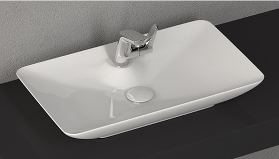 SİSTEMA YCLEAR TEZGAH ÜSTÜ LAVABO 65 CM BAT.DL-TŞ.DS