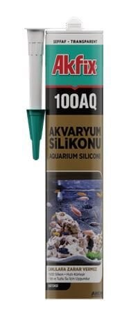 Akfix 100AQ Akvaryum Silikonu 280Ml Şeffaf (24)