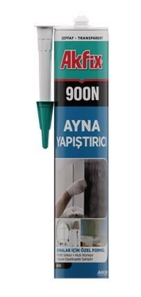 Akfix 900N Nötr Ayna Silikonu 310Ml (B360) Şeffaf (24)