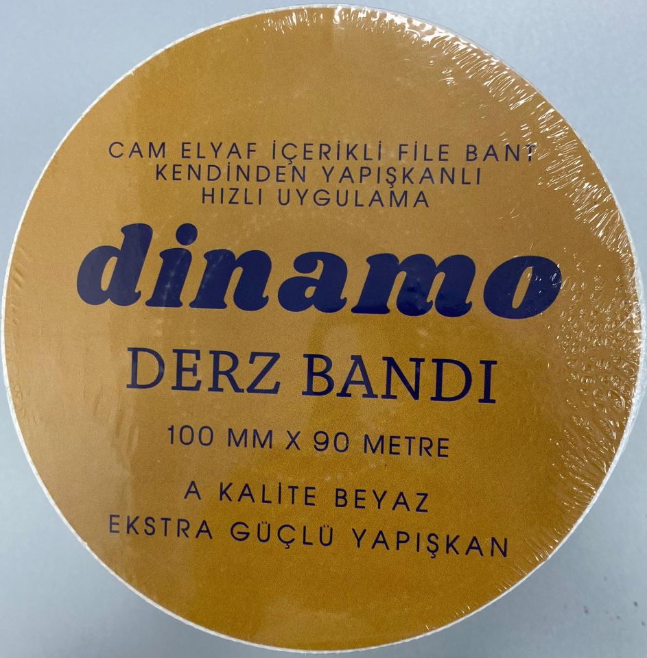 10 CM X 90 METRE A KALİTE DİNAMO DERZ BANDI