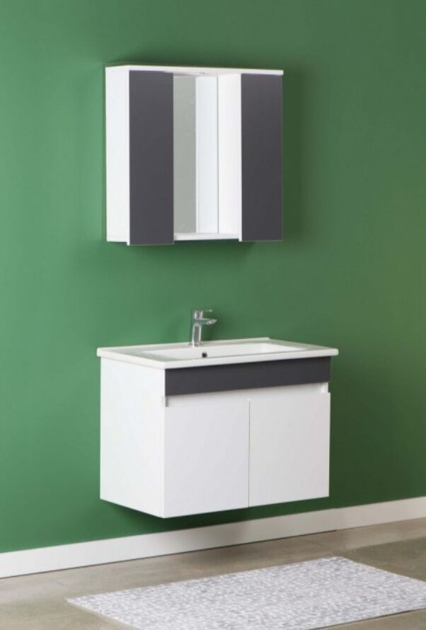 SELEN 80 CM ANTRASİT DOLAP