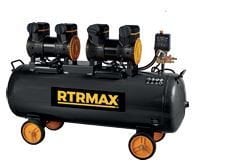 YÜKSEK HIZLI YAĞSIZ HAVA KOMPRESÖRÜ 100 LT 4.0 HP RTRMAX