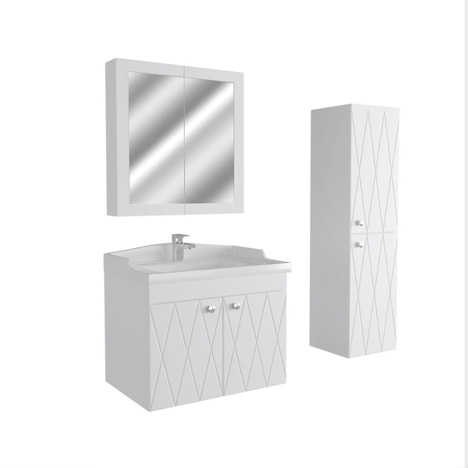 80 CM DOLAP SANDORA TAKIM - LIGHT GRİ -