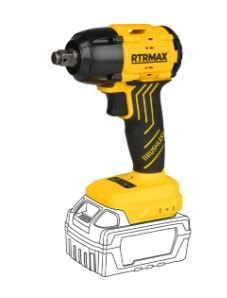 AKÜLÜ SOMUN SIKMA KÖMÜRSÜZ 1/2 350Nm *AKÜSÜZ* RTRMAX S-LION