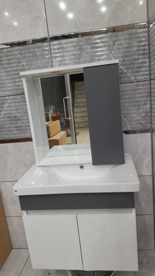 SELEN 60 CM ANTRASİT DOLAP