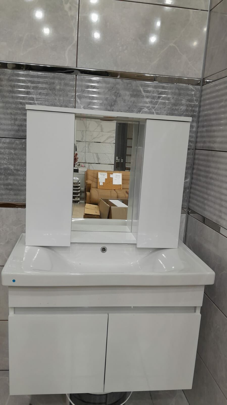 SELEN 80 CM BEYAZ DOLAP