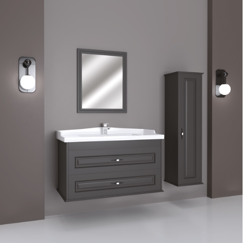 100 CM DOLAP ÜRGÜP SATEN FÜME