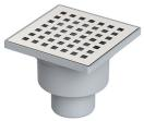 YER SİFONU LİNE 10X10 Ø 50 ALT ÇIKIŞ
