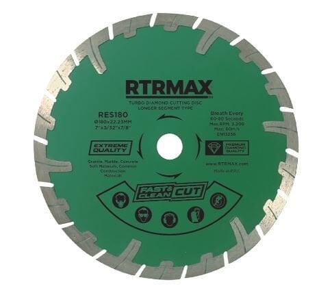 115 TURBO ELMAS TESTERE UZUN SEGMENTLİ RTRMAX